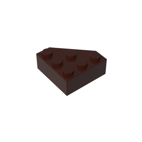 Gobricks,Wedge 3 x 3 Cut Corner,30505