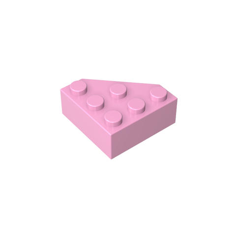 Gobricks,Wedge 3 x 3 Cut Corner,30505