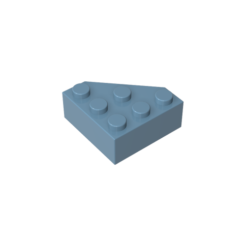 Gobricks,Wedge 3 x 3 Cut Corner,30505