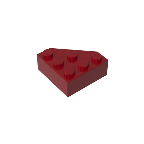 Gobricks,Wedge 3 x 3 Cut Corner,30505
