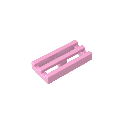 Gobricks,Tile Special 1 x 2 Grille with Bottom Groove,2412b,2412,2412a,30244,15561,35248,51815,71957