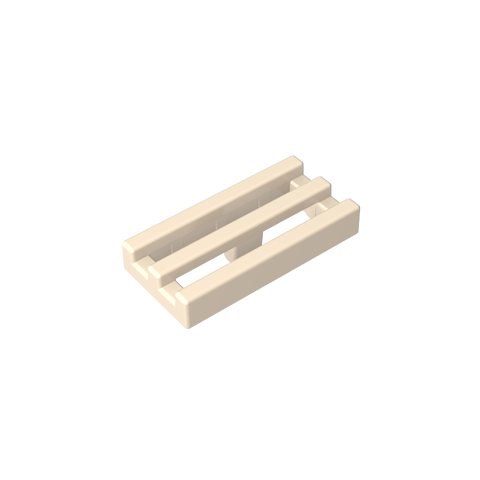 Gobricks,Tile Special 1 x 2 Grille with Bottom Groove,2412b,2412,2412a,30244,15561,35248,51815,71957
