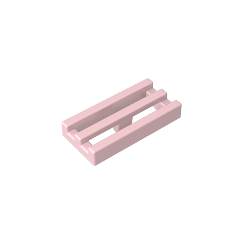 Gobricks,Tile Special 1 x 2 Grille with Bottom Groove,2412b,2412,2412a,30244,15561,35248,51815,71957