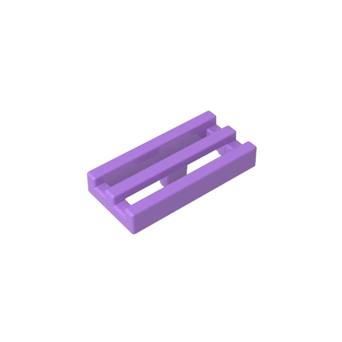 Gobricks,Tile Special 1 x 2 Grille with Bottom Groove,2412b,2412,2412a,30244,15561,35248,51815,71957