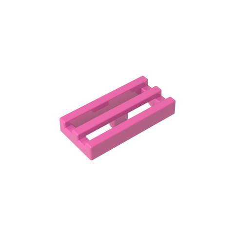 Gobricks,Tile Special 1 x 2 Grille with Bottom Groove,2412b,2412,2412a,30244,15561,35248,51815,71957