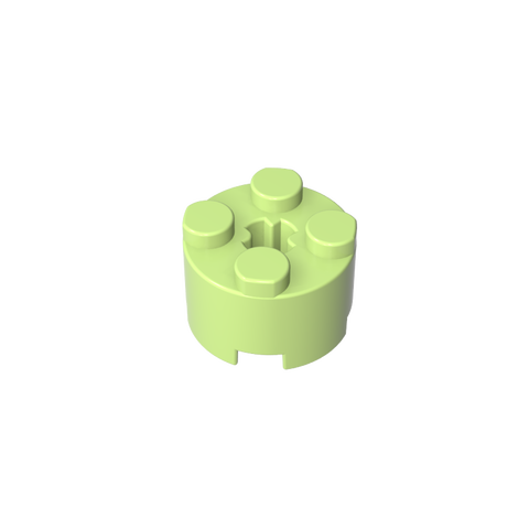 Gobricks,Brick Round 2 x 2 with Axle Hole,6143,3941,39223,6116