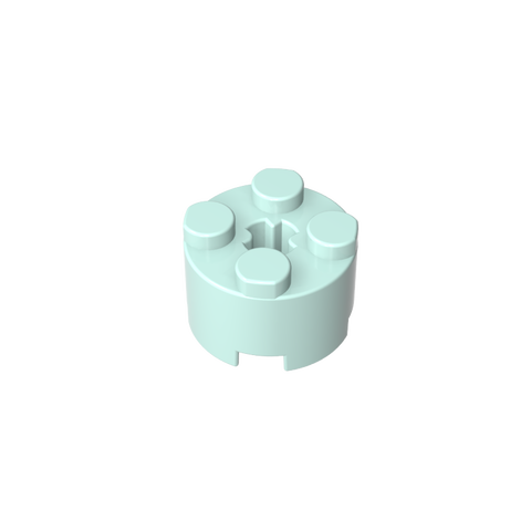 Gobricks,Brick Round 2 x 2 with Axle Hole,6143,3941,39223,6116