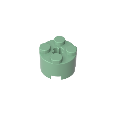 Gobricks,Brick Round 2 x 2 with Axle Hole,6143,3941,39223,6116