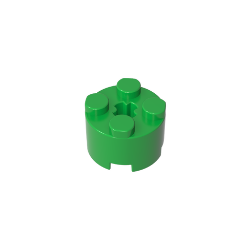 Gobricks,Brick Round 2 x 2 with Axle Hole,6143,3941,39223,6116