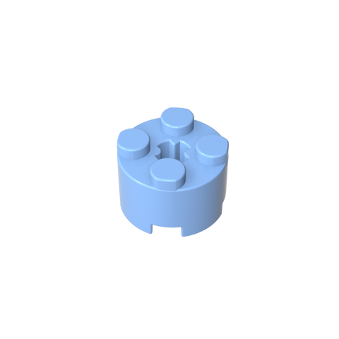 Gobricks,Brick Round 2 x 2 with Axle Hole,6143,3941,39223,6116