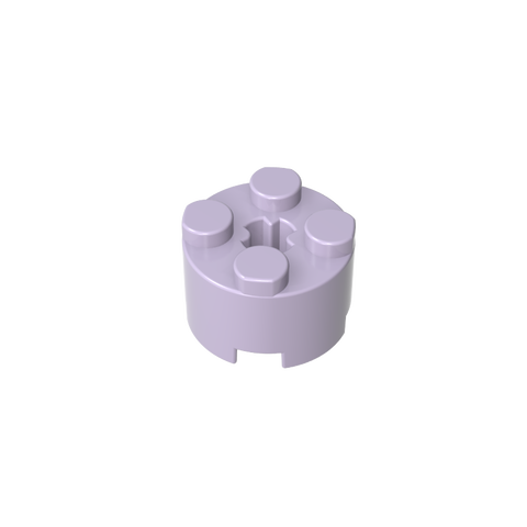 Gobricks,Brick Round 2 x 2 with Axle Hole,6143,3941,39223,6116
