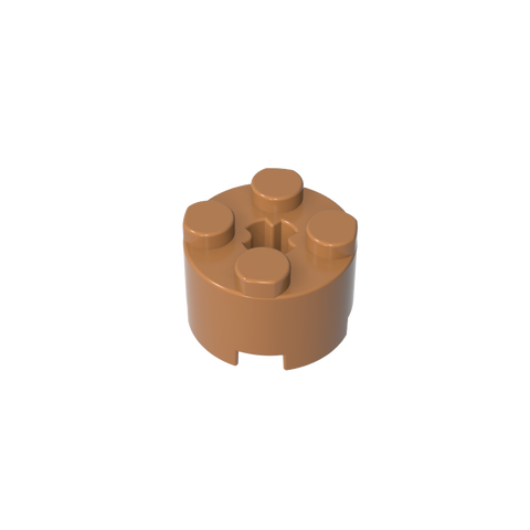 Gobricks,Brick Round 2 x 2 with Axle Hole,6143,3941,39223,6116