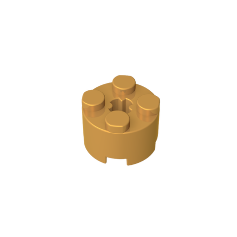 Gobricks,Brick Round 2 x 2 with Axle Hole,6143,3941,39223,6116