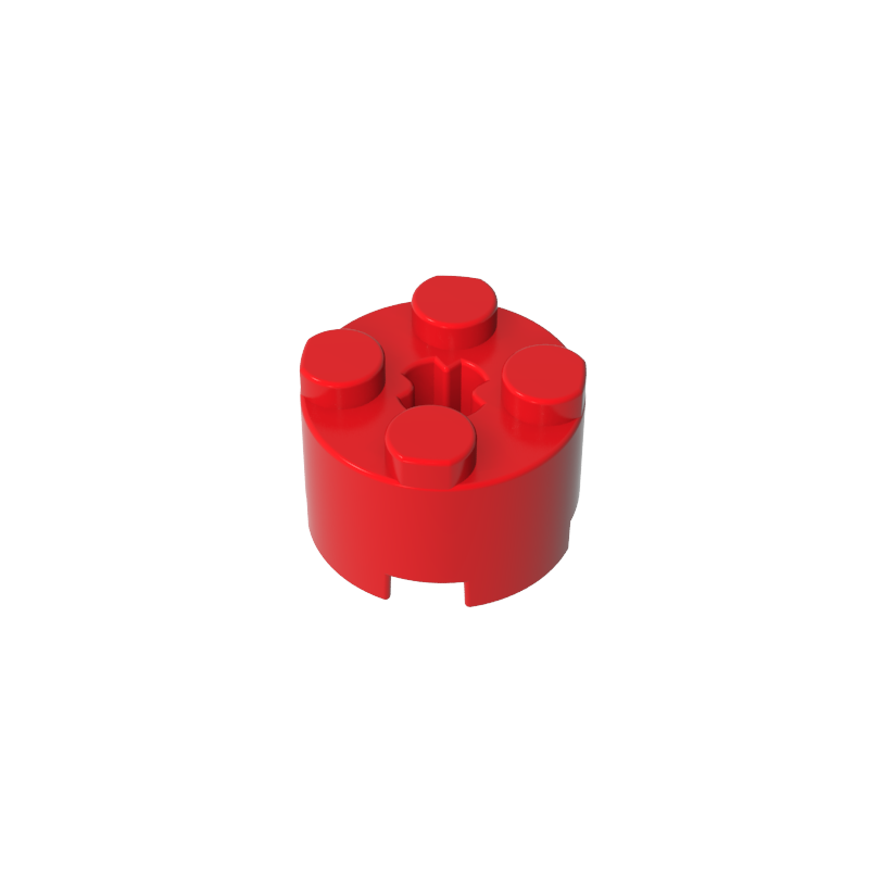 Gobricks,Brick Round 2 x 2 with Axle Hole,6143,3941,39223,6116