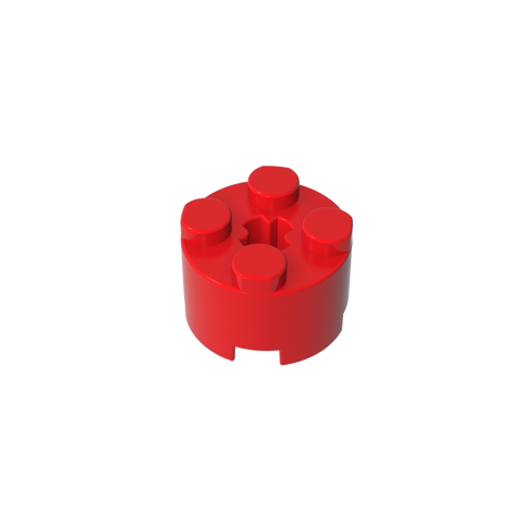 Gobricks,Brick Round 2 x 2 with Axle Hole,6143,3941,39223,6116