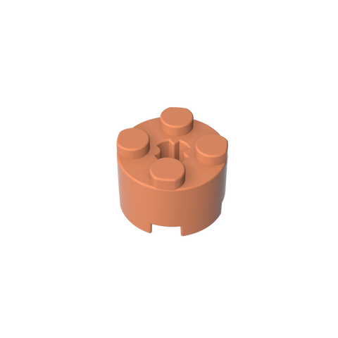 Gobricks,Brick Round 2 x 2 with Axle Hole,6143,3941,39223,6116