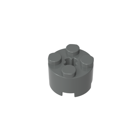 Gobricks,Brick Round 2 x 2 with Axle Hole,6143,3941,39223,6116