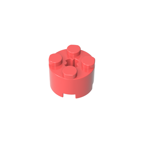 Gobricks,Brick Round 2 x 2 with Axle Hole,6143,3941,39223,6116