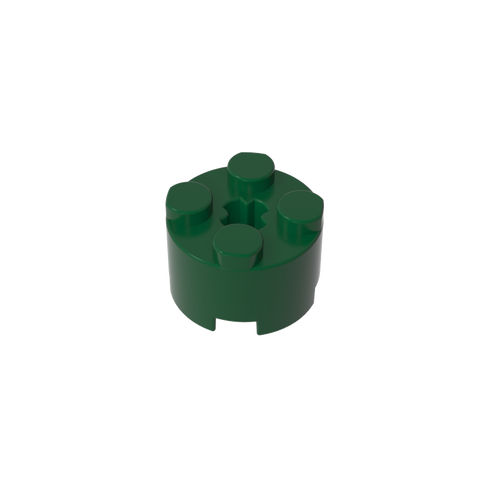 Gobricks,Brick Round 2 x 2 with Axle Hole,6143,3941,39223,6116