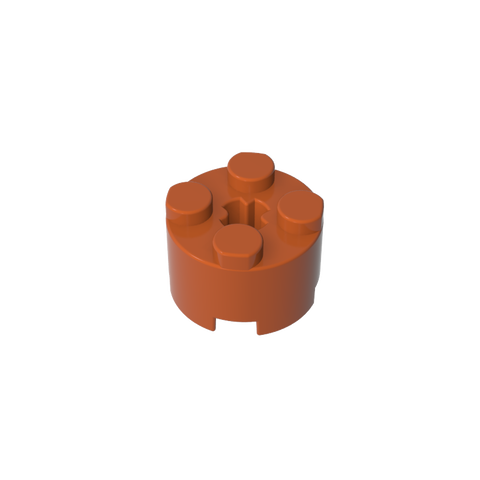 Gobricks,Brick Round 2 x 2 with Axle Hole,6143,3941,39223,6116