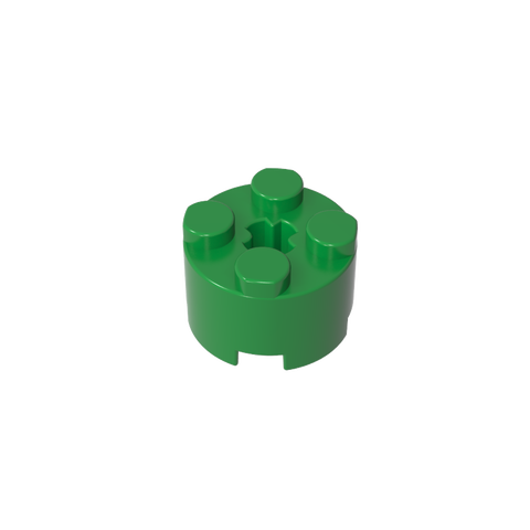 Gobricks,Brick Round 2 x 2 with Axle Hole,6143,3941,39223,6116