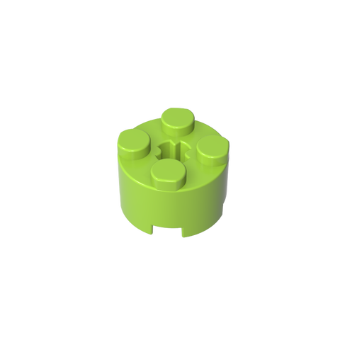 Gobricks,Brick Round 2 x 2 with Axle Hole,6143,3941,39223,6116