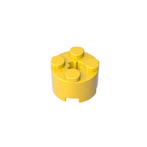 Gobricks,Brick Round 2 x 2 with Axle Hole,6143,3941,39223,6116