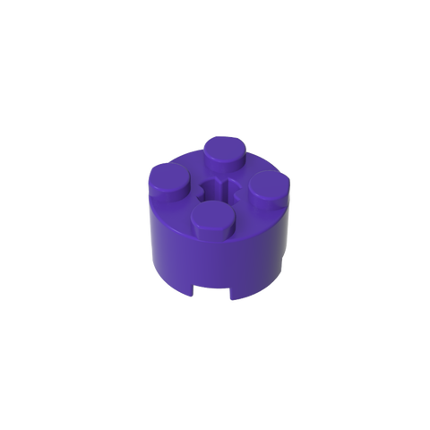 Gobricks,Brick Round 2 x 2 with Axle Hole,6143,3941,39223,6116