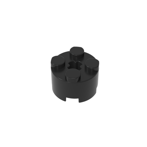 Gobricks,Brick Round 2 x 2 with Axle Hole,6143,3941,39223,6116