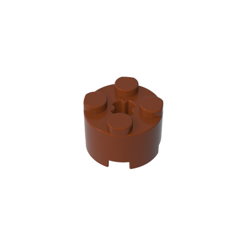 Gobricks,Brick Round 2 x 2 with Axle Hole,6143,3941,39223,6116