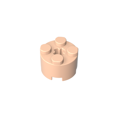 Gobricks,Brick Round 2 x 2 with Axle Hole,6143,3941,39223,6116