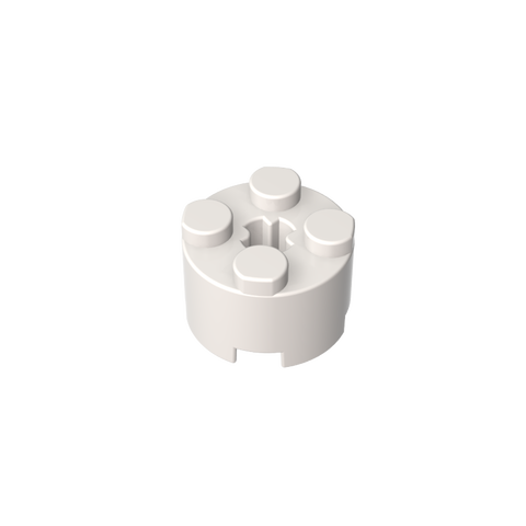 Gobricks,Brick Round 2 x 2 with Axle Hole,6143,3941,39223,6116