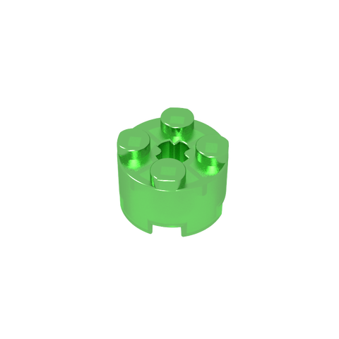Gobricks,Brick Round 2 x 2 with Axle Hole,6143,3941,39223,6116