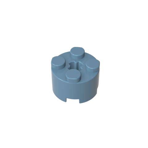 Gobricks,Brick Round 2 x 2 with Axle Hole,6143,3941,39223,6116