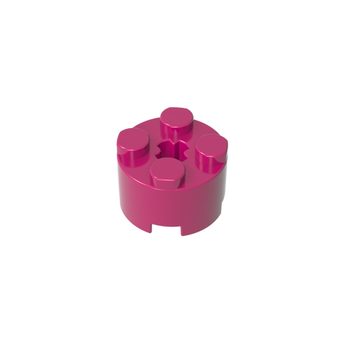 Gobricks,Brick Round 2 x 2 with Axle Hole,6143,3941,39223,6116