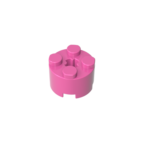 Gobricks,Brick Round 2 x 2 with Axle Hole,6143,3941,39223,6116
