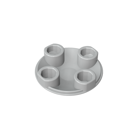 Gobricks,Plate Round 2 x 2 with Rounded Bottom [Boat Stud],2654,54196,2654a,28558,93791
