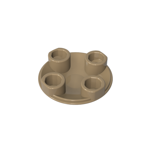 Gobricks,Plate Round 2 x 2 with Rounded Bottom [Boat Stud],2654,54196,2654a,28558,93791
