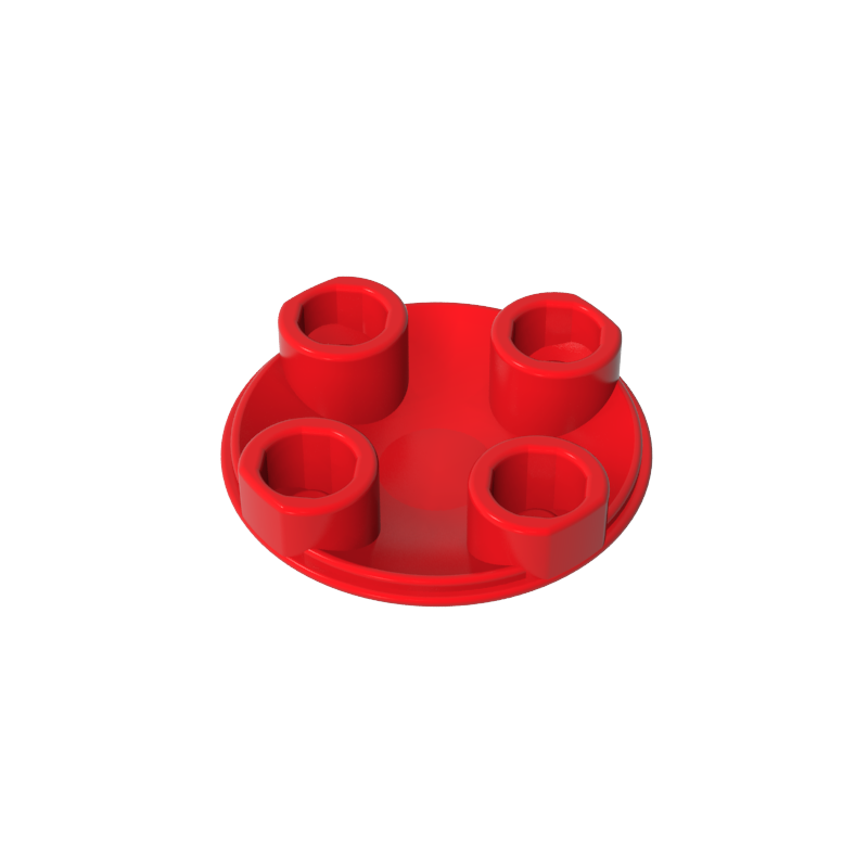 Gobricks,Plate Round 2 x 2 with Rounded Bottom [Boat Stud],2654,54196,2654a,28558,93791