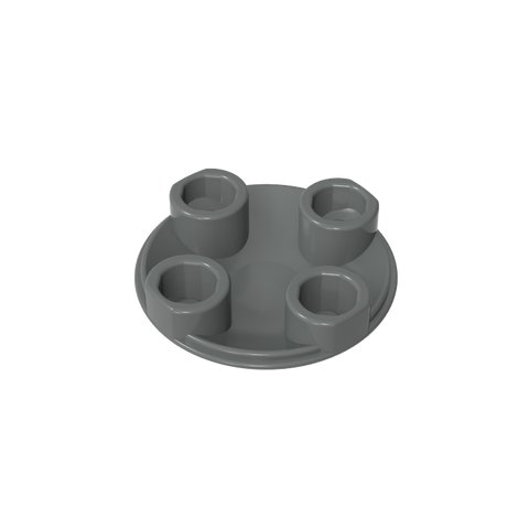 Gobricks,Plate Round 2 x 2 with Rounded Bottom [Boat Stud],2654,54196,2654a,28558,93791