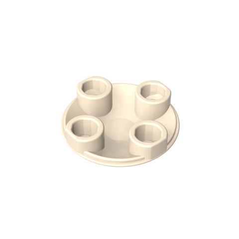 Gobricks,Plate Round 2 x 2 with Rounded Bottom [Boat Stud],2654,54196,2654a,28558,93791