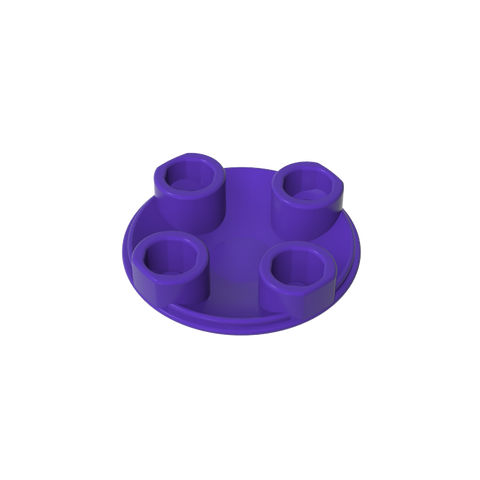 Gobricks,Plate Round 2 x 2 with Rounded Bottom [Boat Stud],2654,54196,2654a,28558,93791