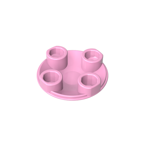 Gobricks,Plate Round 2 x 2 with Rounded Bottom [Boat Stud],2654,54196,2654a,28558,93791