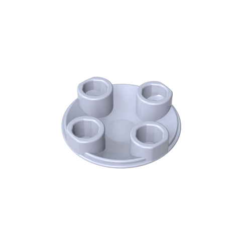 Gobricks,Plate Round 2 x 2 with Rounded Bottom [Boat Stud],2654,54196,2654a,28558,93791