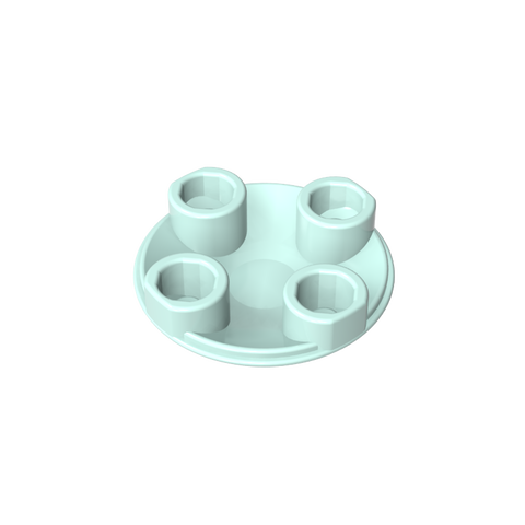 Gobricks,Plate Round 2 x 2 with Rounded Bottom [Boat Stud],2654,54196,2654a,28558,93791