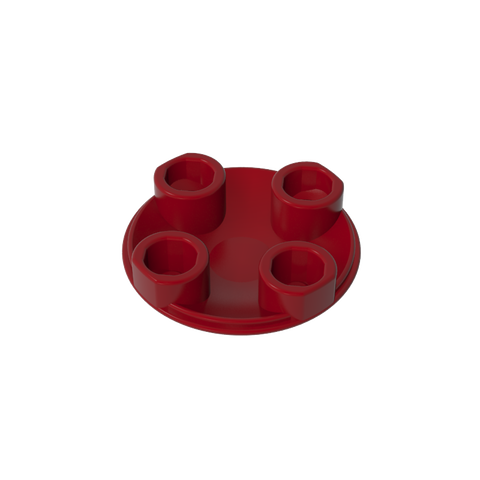 Gobricks,Plate Round 2 x 2 with Rounded Bottom [Boat Stud],2654,54196,2654a,28558,93791
