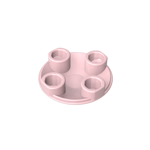Gobricks,Plate Round 2 x 2 with Rounded Bottom [Boat Stud],2654,54196,2654a,28558,93791