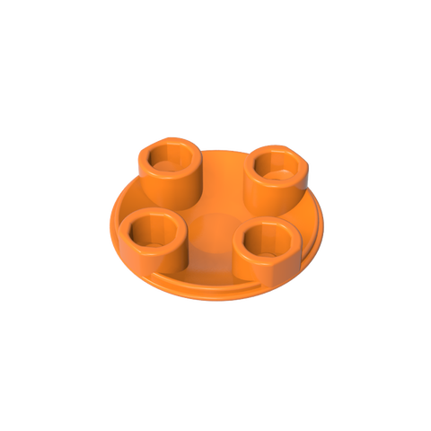 Gobricks,Plate Round 2 x 2 with Rounded Bottom [Boat Stud],2654,54196,2654a,28558,93791