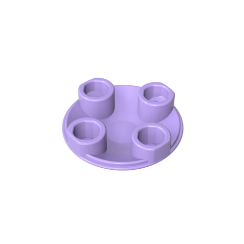 Gobricks,Plate Round 2 x 2 with Rounded Bottom [Boat Stud],2654,54196,2654a,28558,93791