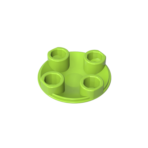 Gobricks,Plate Round 2 x 2 with Rounded Bottom [Boat Stud],2654,54196,2654a,28558,93791